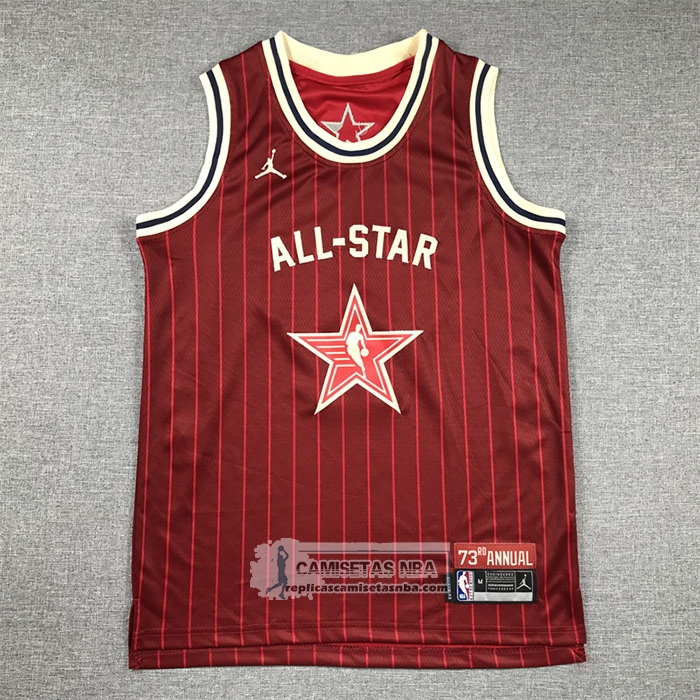 Camiseta Nino All Star 2024 Golden State Warriors Stephen Curry NO 30 Rojo